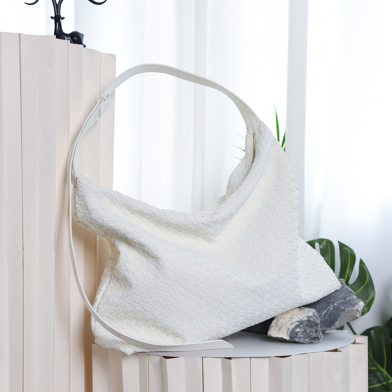 Angel Kiss vintage woven bag women's tote bag