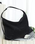 Angel Kiss vintage woven bag women's tote bag