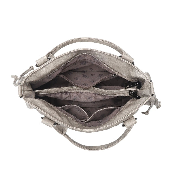 Vintage Studded Vegan Leather Everyday Bag | Custom Hardware