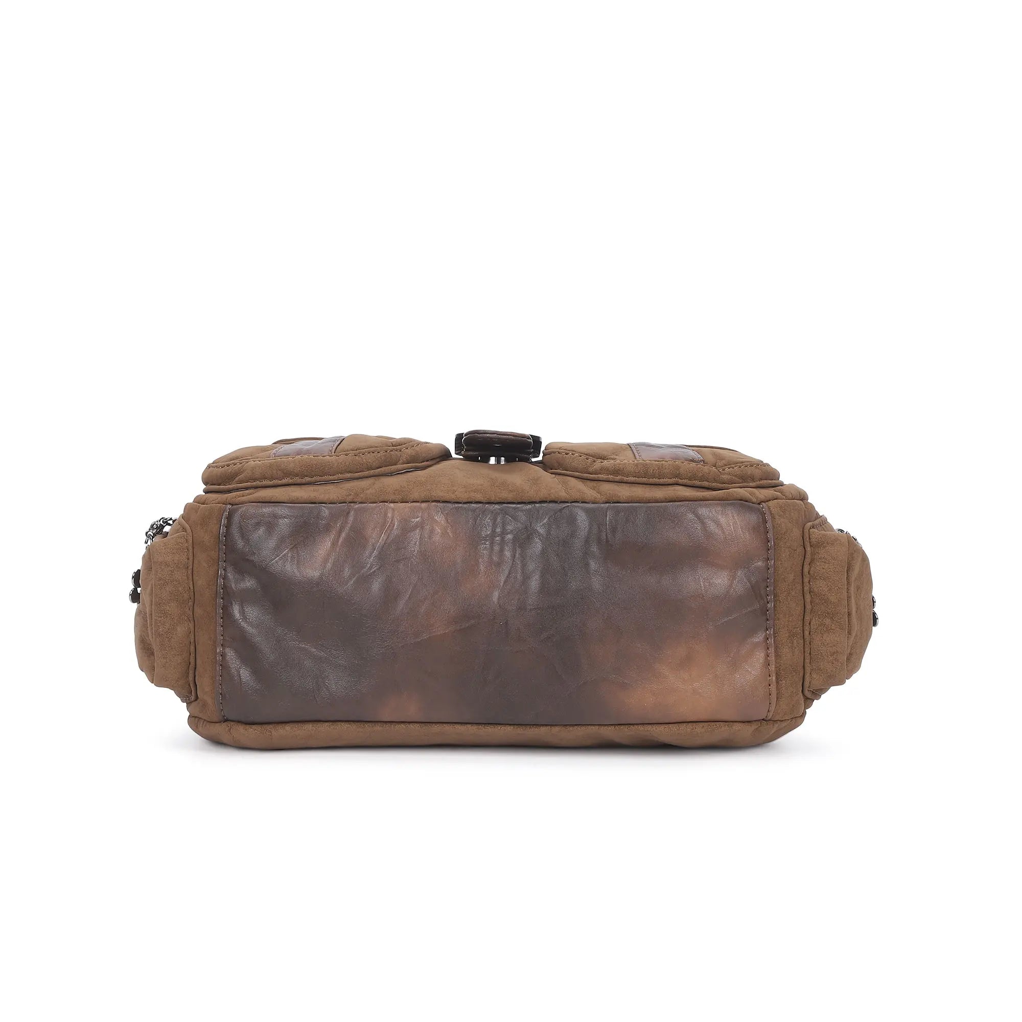 Vintage Utility Multi-Pocket Slouchy Hobo Shoulder Bag