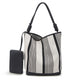 Black and white stripes