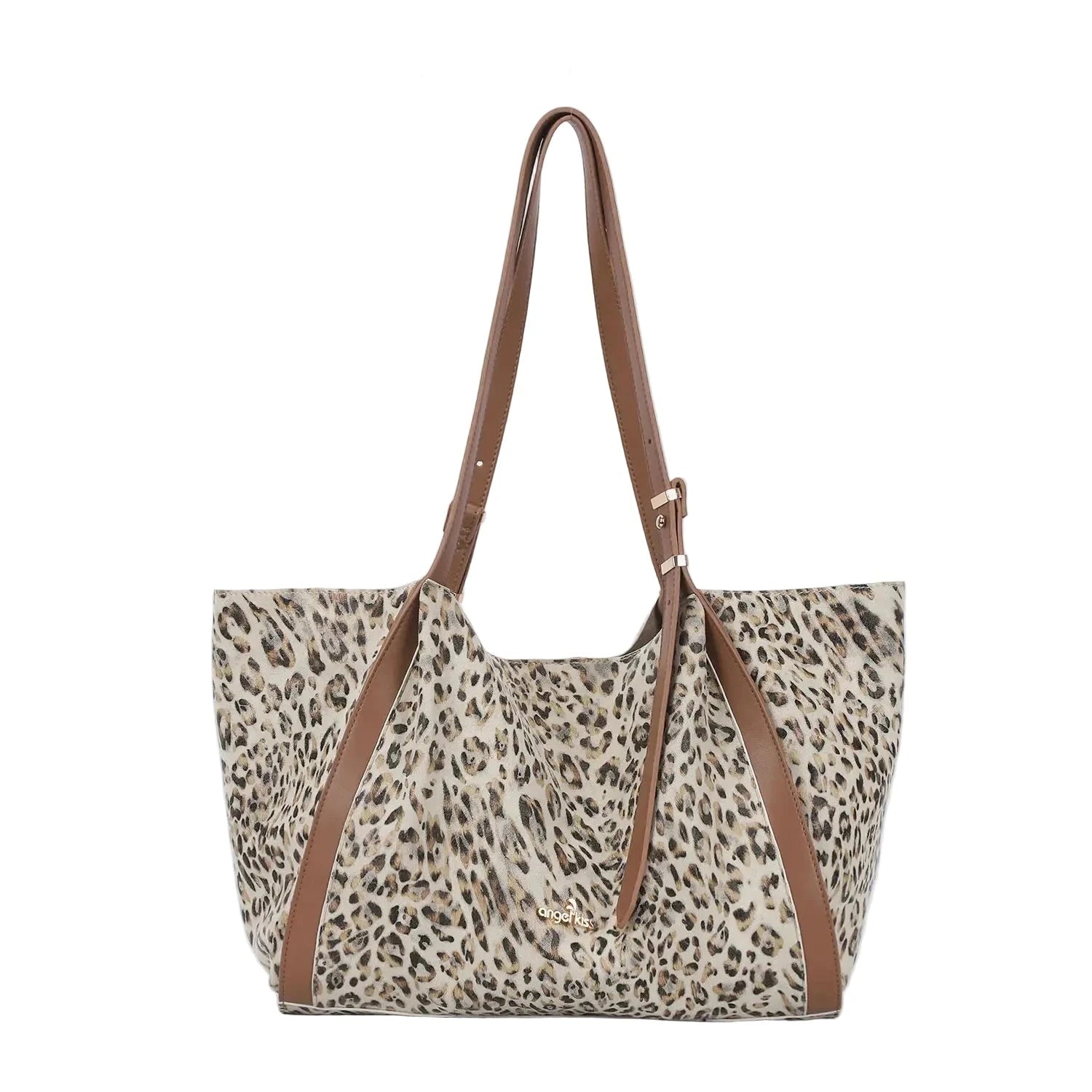 Vintage Leopard Print Shoulder Bag – Soft-Shape Everyday Carry