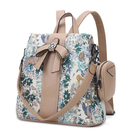 Design sense tie dye check daily lightweight backpack