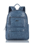 Outdoor Travel Backpack – Vintage Vegan Leather Hiking Daypack with Multi-Pocket Design | Angelkiss