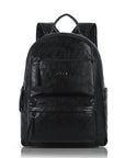 Outdoor Travel Backpack – Vintage Vegan Leather Hiking Daypack with Multi-Pocket Design | Angelkiss