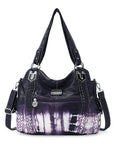 tie-dye retro spacious wandering bag