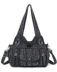 Bolsos hobo de estilo vintage de lujo con forma relajada