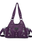 Retro tie-dye adjustable chic shopping tote