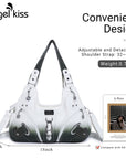 Hobo tie-dye roomy Shoulder Handbag