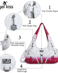 Hobo tie-dye roomy Shoulder Handbag