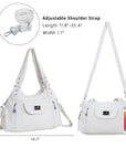 Women  handbag with High Quality Washed PU and Multi-pack