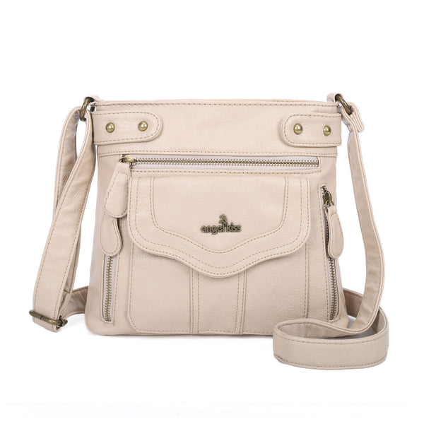 Women's black vintage crossbody bag