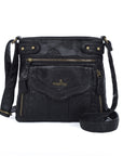 Women's black vintage crossbody bag-Angelkiss Bag