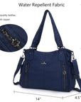 Angel Kiss Ladies solid color vintage handbag