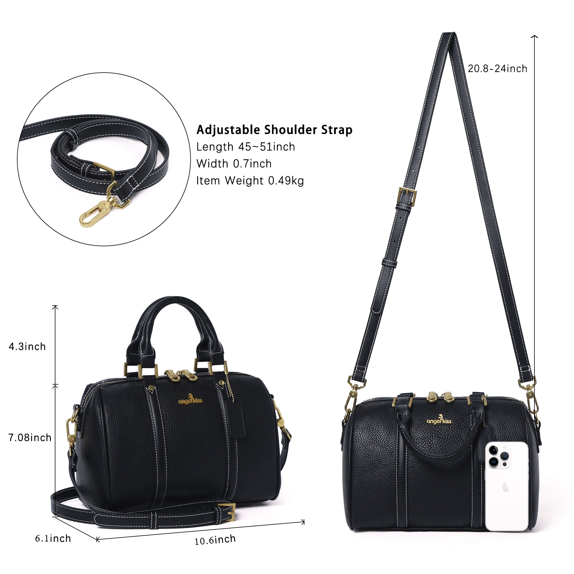 Angel Kiss Women Satchel Purses - Stylish and Functional