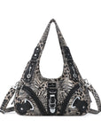 Hobo Leopard print Shoulder  Handbag