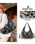 Hobo Leopard print Shoulder  Handbag