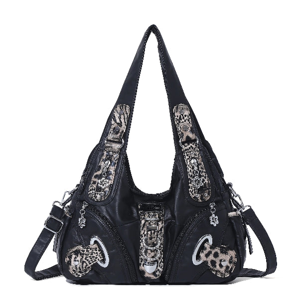 Refined Faux Leather Tote · Minimal Flowing Design