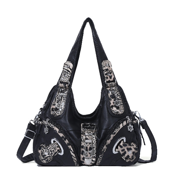 Refined Faux Leather Tote · Minimal Flowing Design