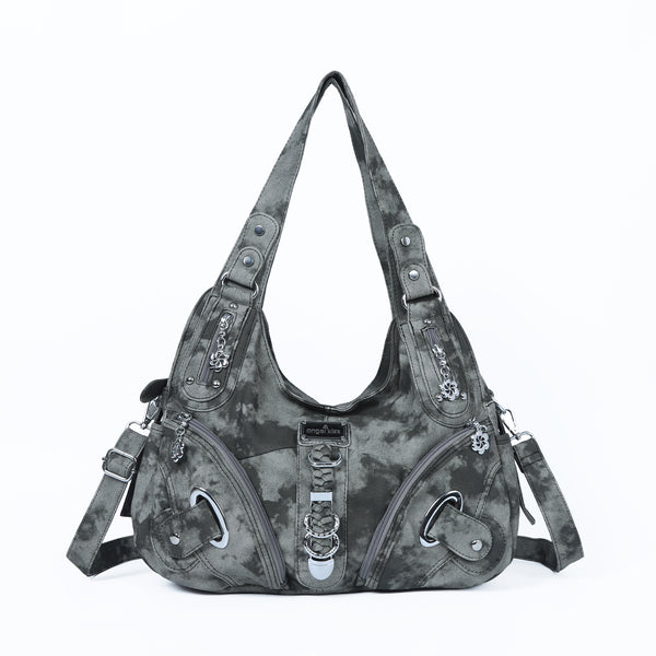 Relaxed Elegant-Line Multi-Pocket Tote Bag