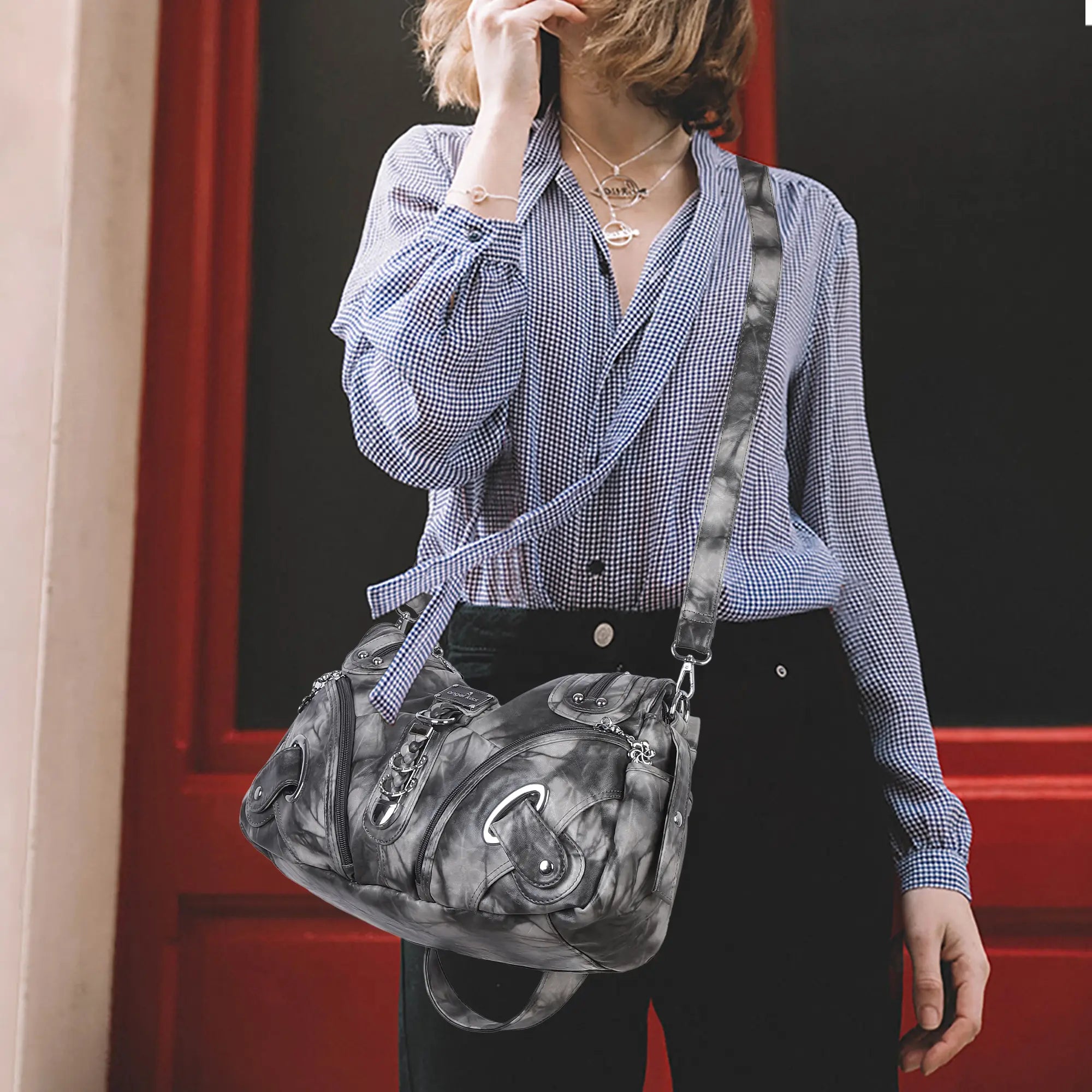 Hobo tie-dye vintage shoulder purse