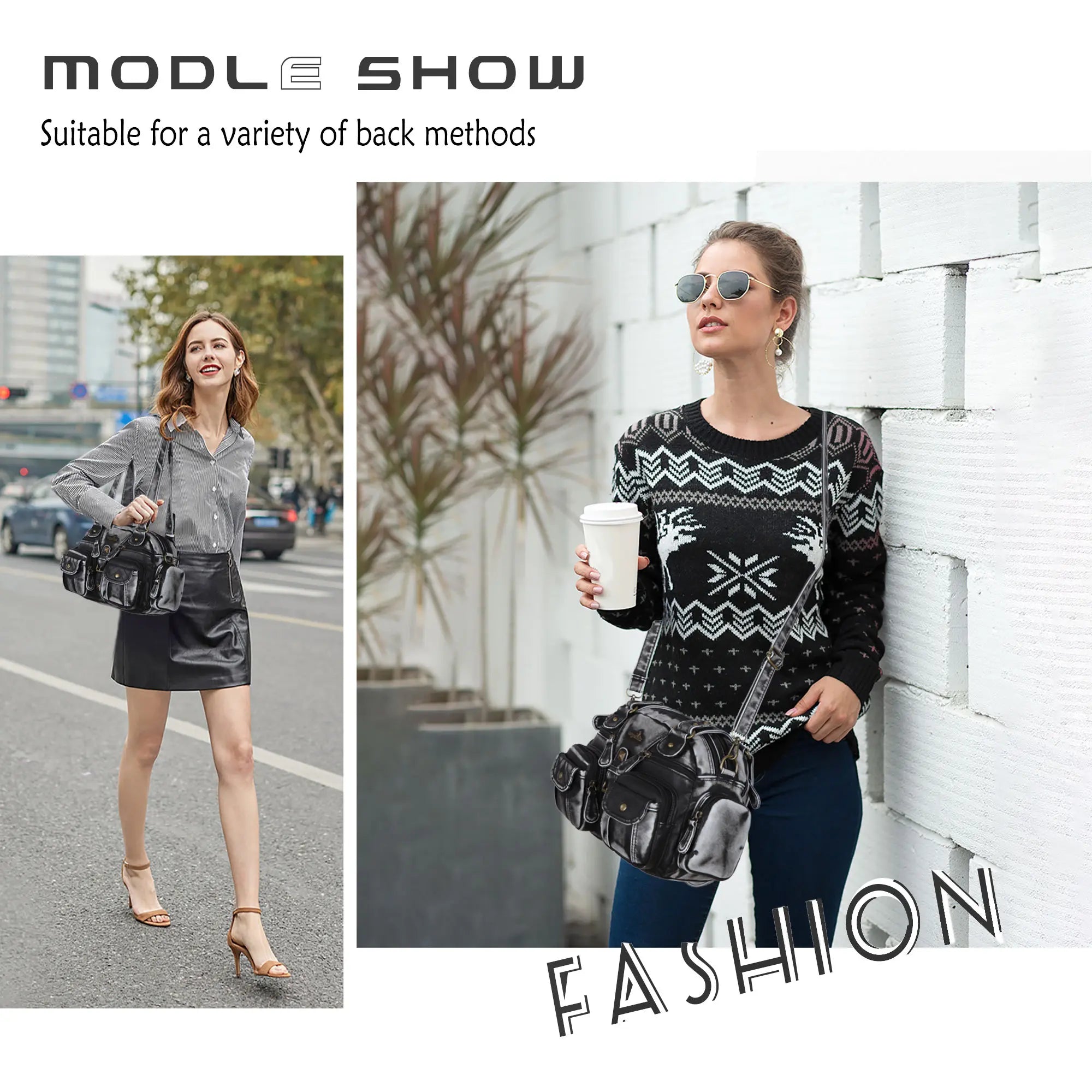 Women's vintage shoulder bag crossbody purse