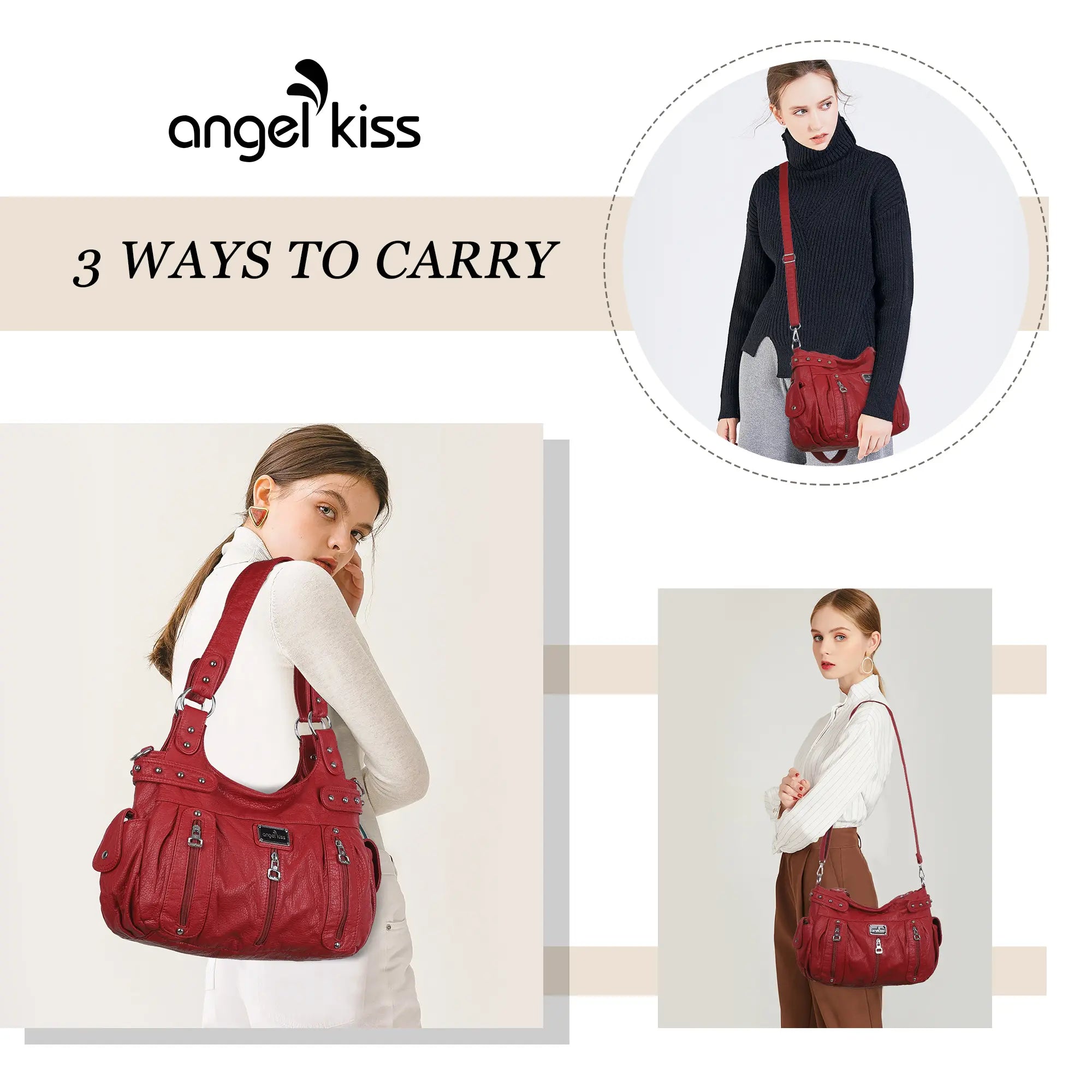 Bolsos de hombro y bolsos hobo de gran capacidad para mujer con estilo