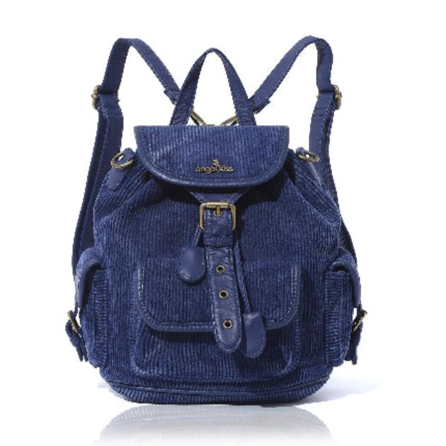 Washed Corduroy Convertible Backpack