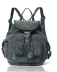 Washed Corduroy Convertible Backpack | Vintage Classic Style · Minimalist Practical Design