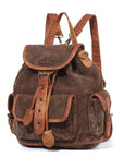 Washed Corduroy Convertible Backpack | Vintage Classic Style · Minimalist Practical Design