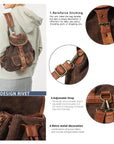 Washed Corduroy Convertible Backpack | Vintage Classic Style · Minimalist Practical Design