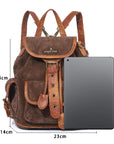 Washed Corduroy Convertible Backpack | Vintage Classic Style · Minimalist Practical Design