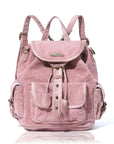 Washed Corduroy Convertible Backpack | Vintage Classic Style · Minimalist Practical Design