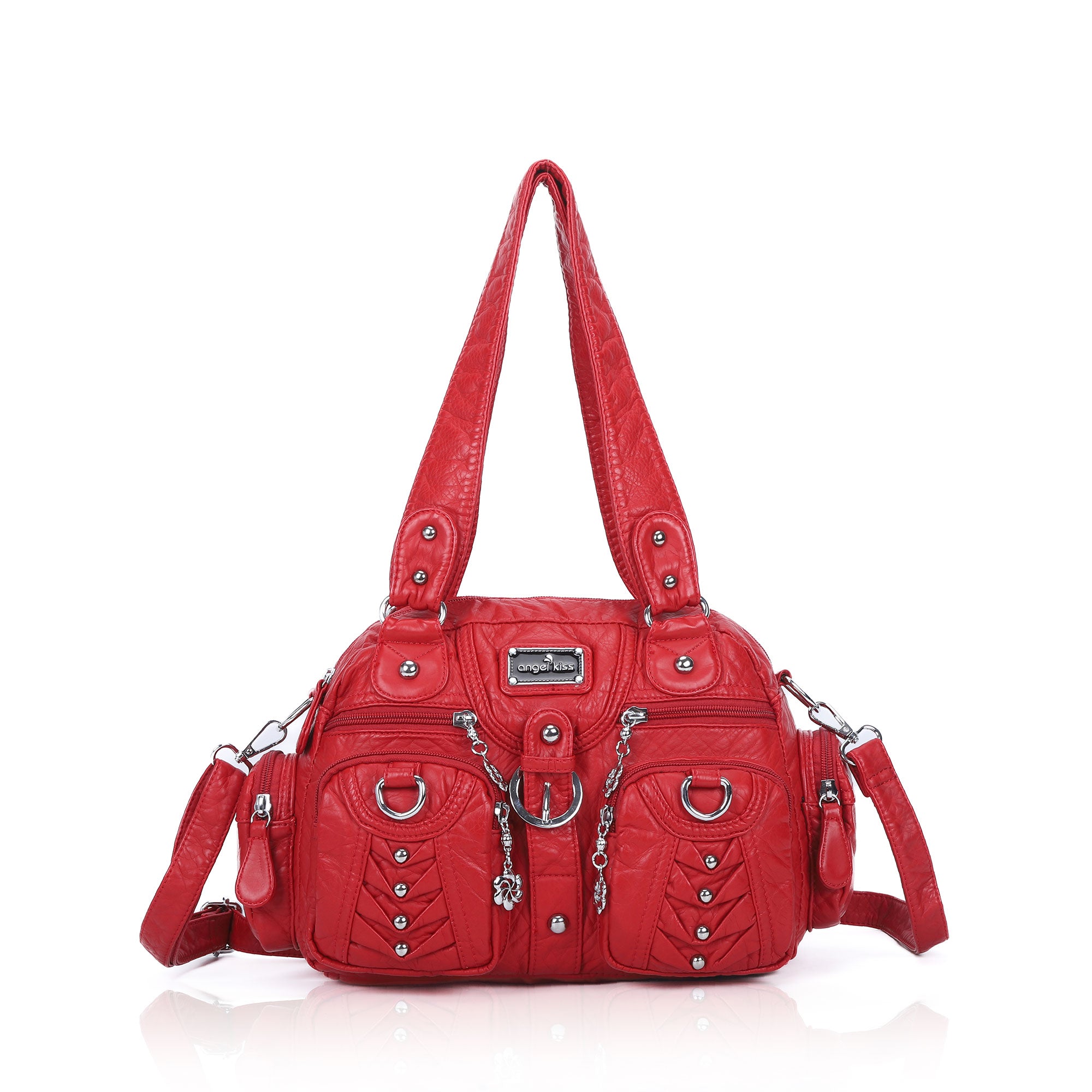 Washed Desigher Handbag For Women with Multi pockets