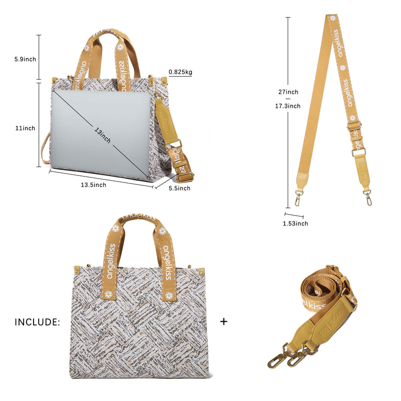 Holiday style everyday tote shoulder bag