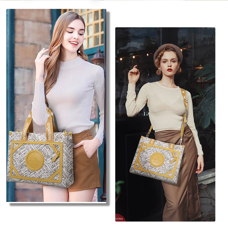 Holiday style everyday tote shoulder bag