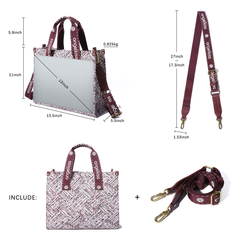 Holiday style everyday tote shoulder bag