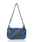 Vintage Boho Shoulder Bag – Washed Denim Purse for Free-Spirited Women