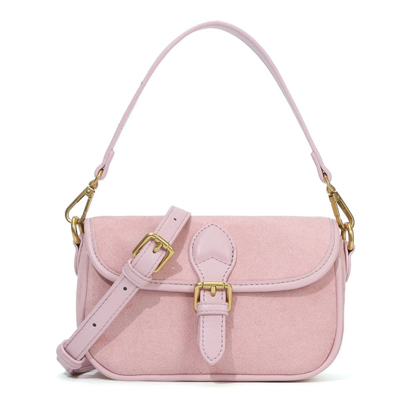 Suede Multi-Color Mini Shoulder Bag