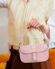 Suede Multi-Color Mini Shoulder Bag