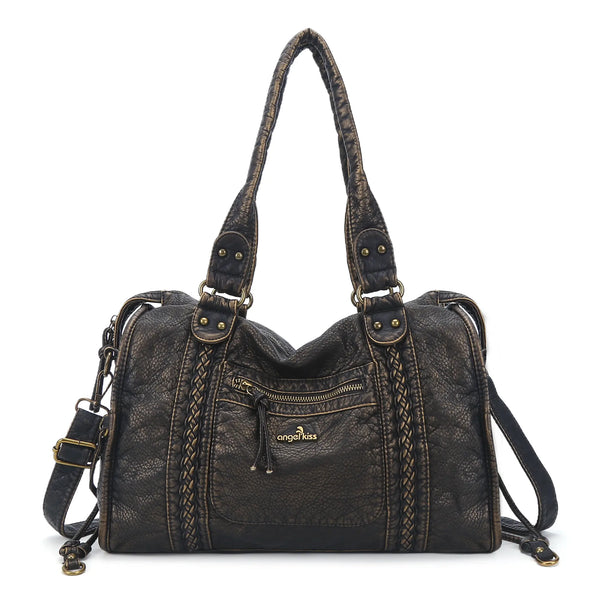 ANGELKISS Light Vintage Commuter Tote