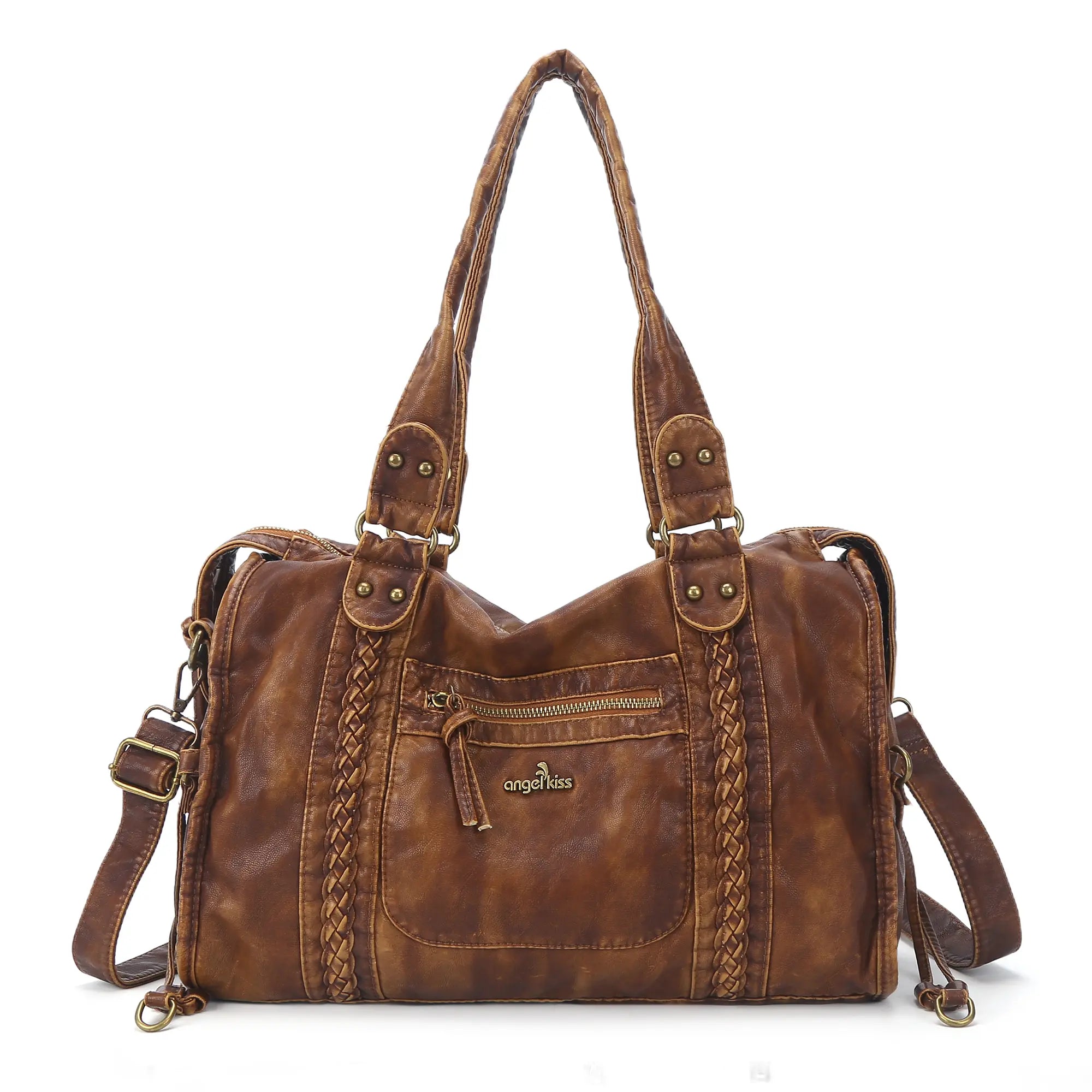 Light Vintage Commuter Tote – Angelkiss Bag Light Vintage Commuter Tote – Angelkiss Bag