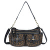 Suede leopard coffee