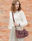 Vintage Cowboy-Inspired hobo tote Bag – Worn-In Texture, Modern Edge purses