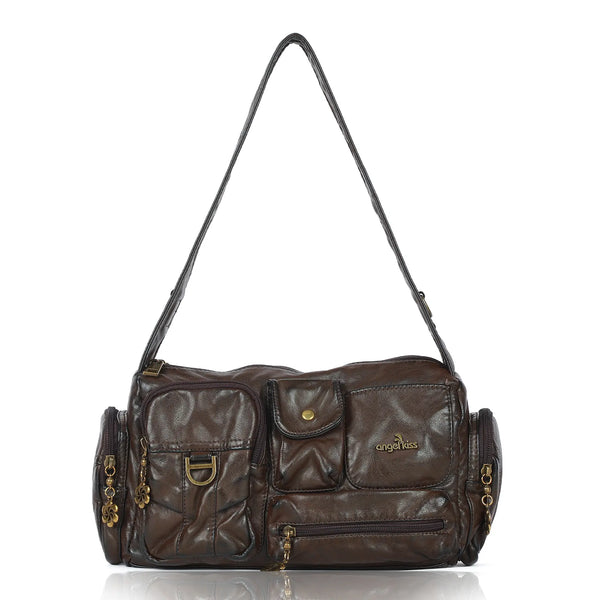 European Washed Denim Tote – 3-in-1 Handbag, Shoulder Bag & Wallet