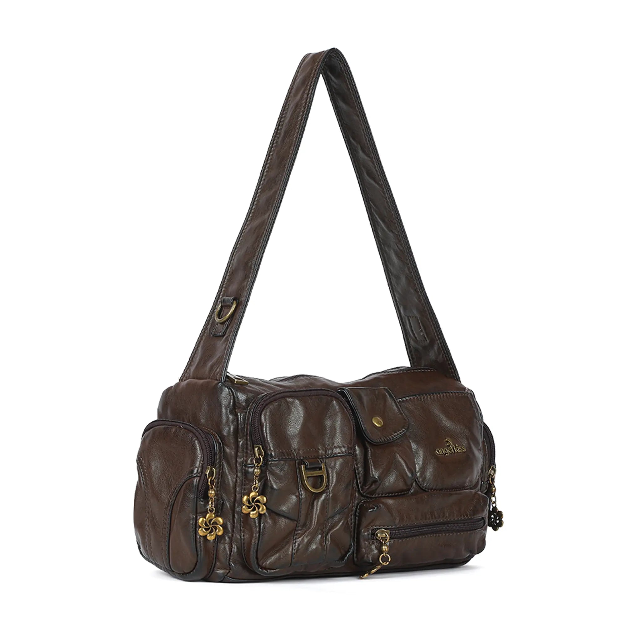 European Washed Denim Tote – 3-in-1 Handbag, Shoulder Bag &amp; Wallet