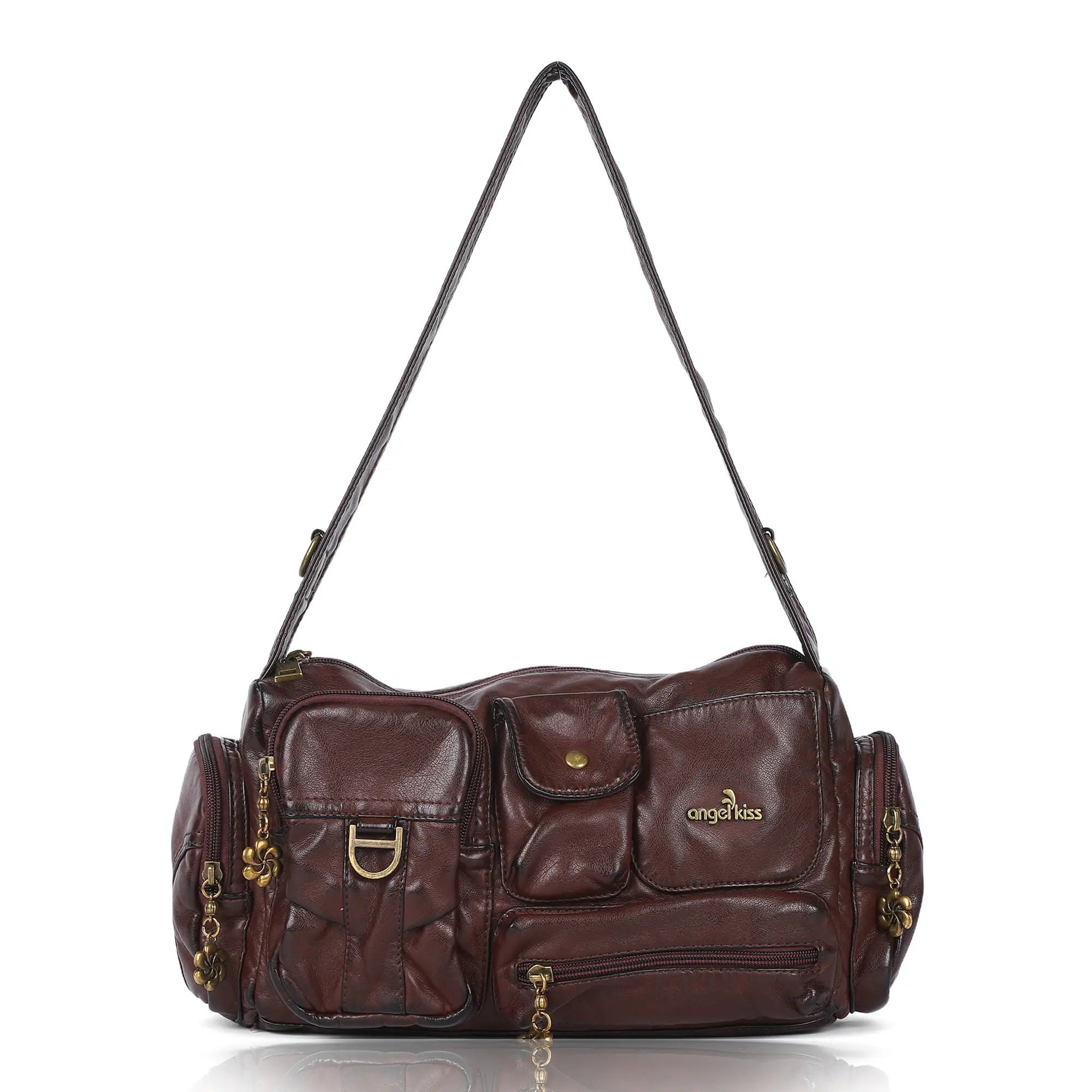 European Washed Denim Tote – 3-in-1 Handbag, Shoulder Bag &amp; Wallet