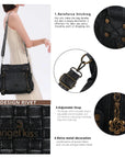 Vintage Washed Denim Shoulder Wallet – Retro Fashion Style
