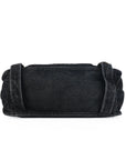 Vintage Washed Denim Shoulder Wallet – Retro Fashion Style