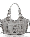 Classic Multi-Color Drawstring Rivet Vintage Shoulder Crossbody Bag